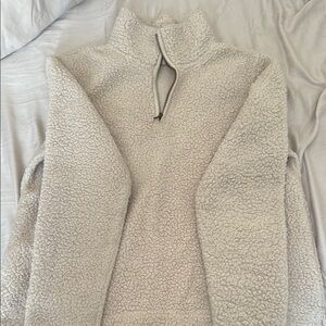 Cozy Sherpa Quarter-Zip Pullover